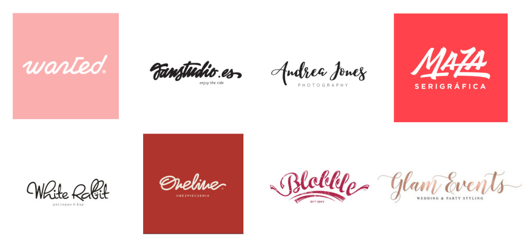 Handmade lettering Feito à mão logotipo Design