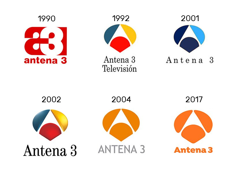 Canal espanhol Antena 3 altera logo e identidade visual – Design Conceitual