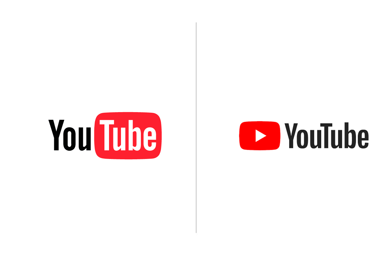 Resultado de imagem para logo youtube antes e depois