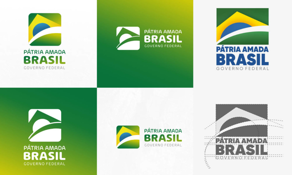 As alternativas à nova marca do Governo Federal – Design Conceitual